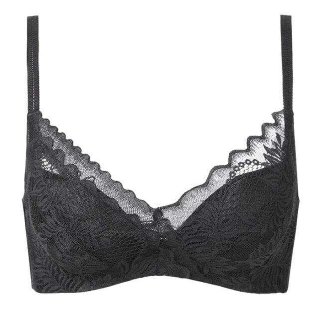 Soutien-gorge en dentelle bralette - noir / s