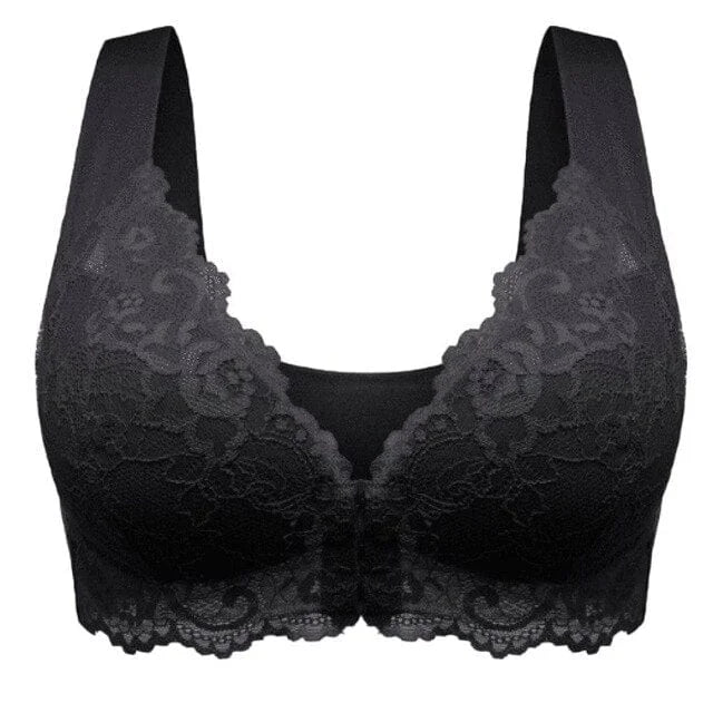 Soutien-gorge push-up avec fermeture à l’avant - noir / 90b