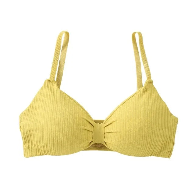 Soutien-gorge push-up classique - jaune / universel