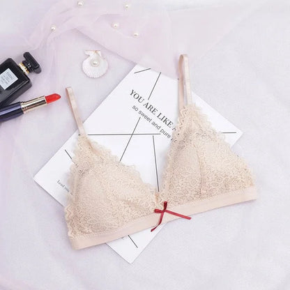 Soutien-gorge triangle en dentelle