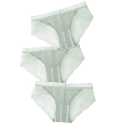 Vert Culottes en dentelle, pack de trois