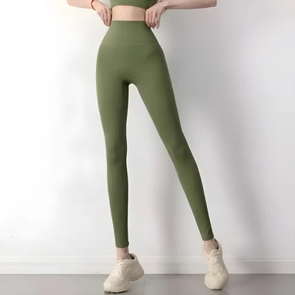 Vert Leggings pour femmes taille haute classiques