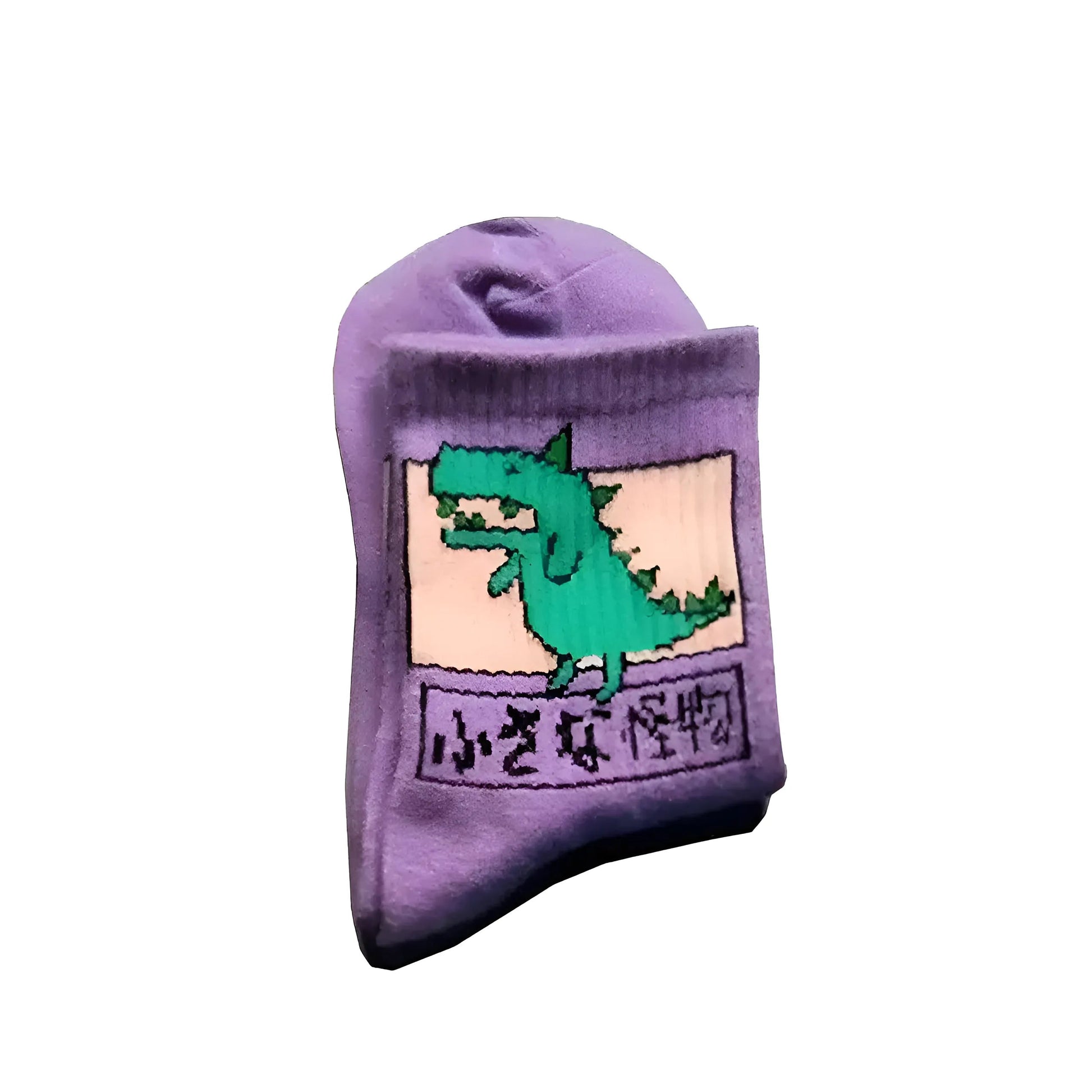 Violet Chaussettes de dinosaure pour femmes