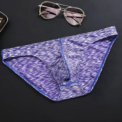 Violet Chaussons rayés pour hommes